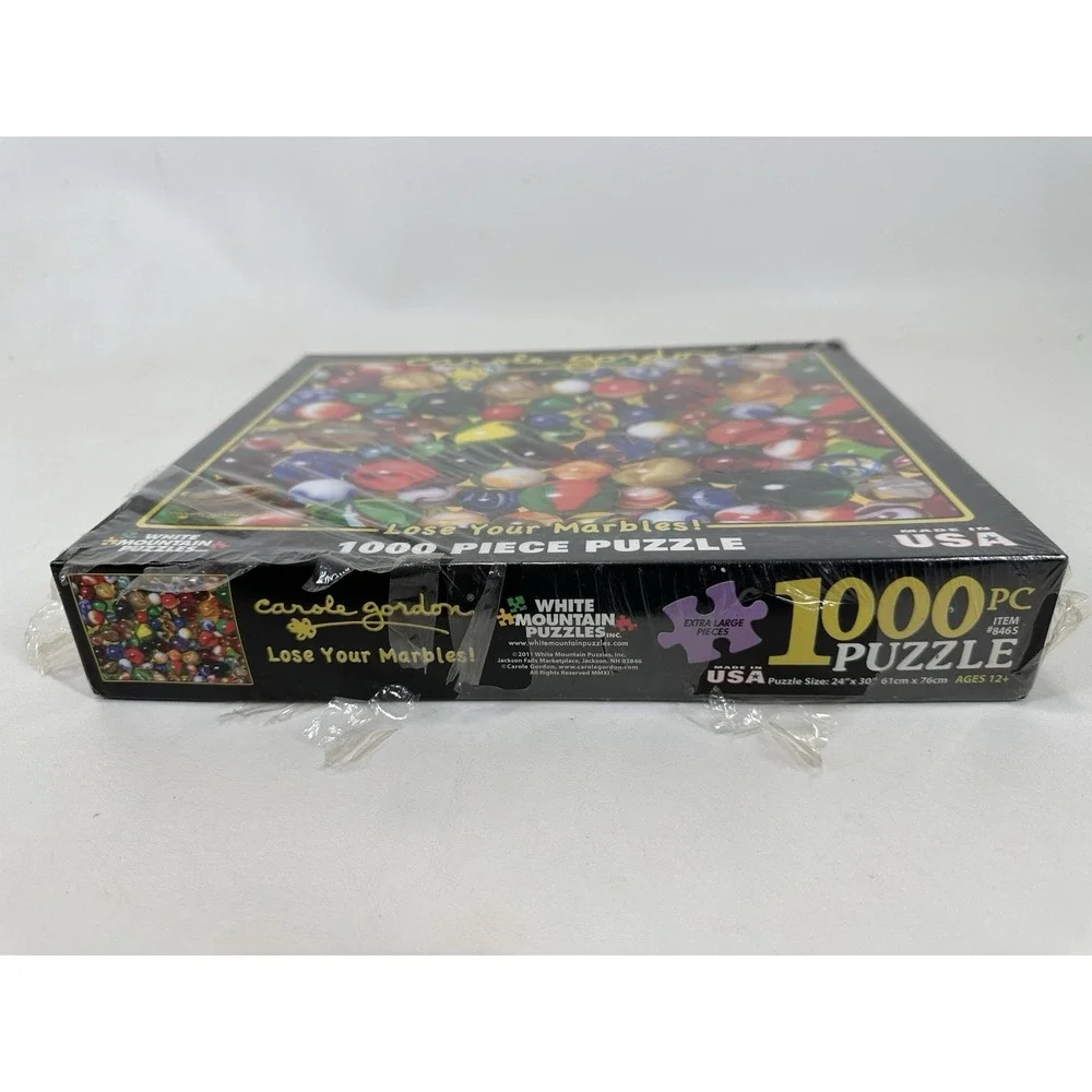 White Mountain Lose‎ Your Marbles 1000 Piece Puzzle Carole Gordon 24